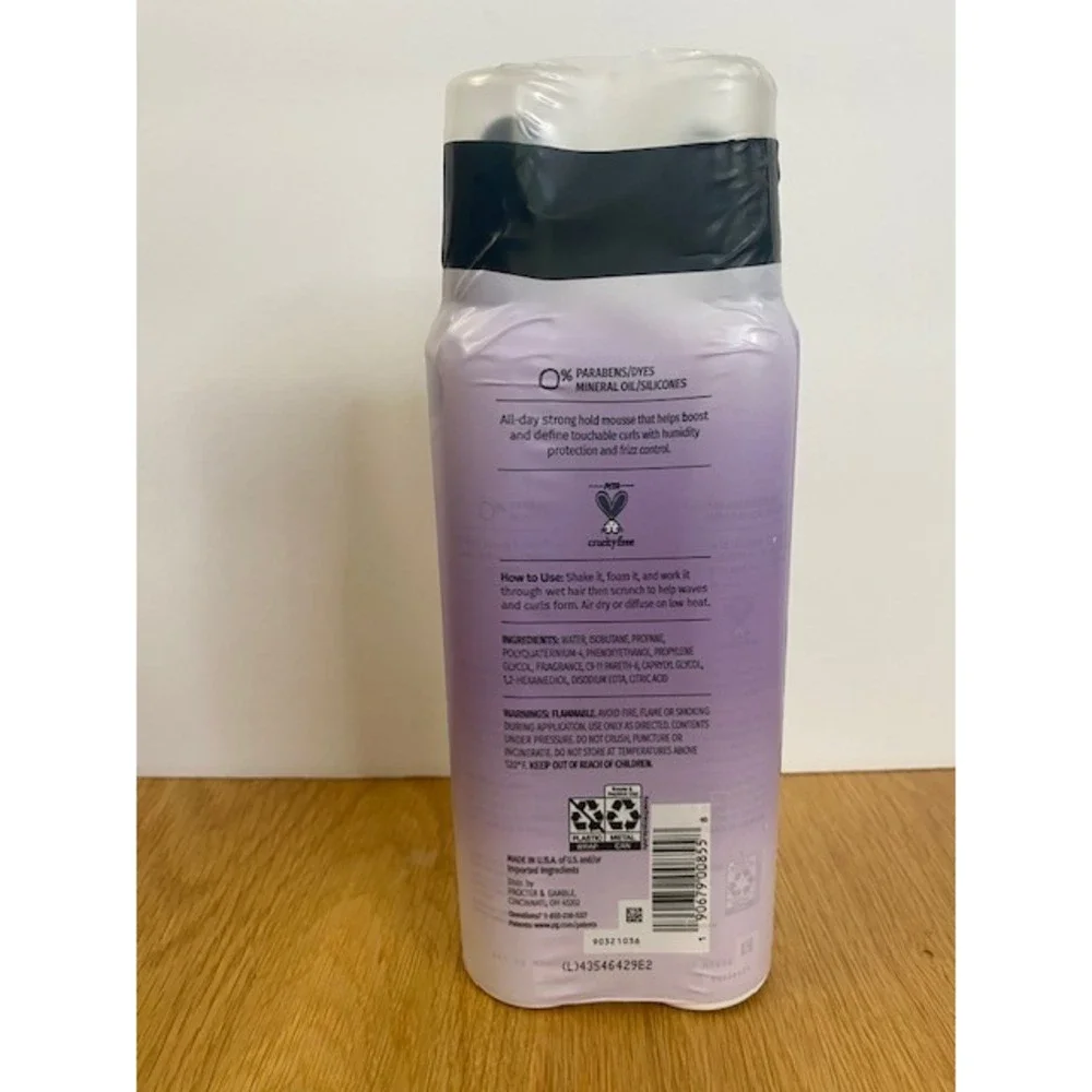 Herbal Essences Curl Boosting Mousse Unisex 6.8oz 2pk Purple New Strong Hold 3